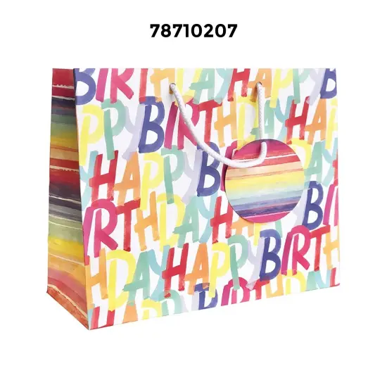 Patterned Gift Bags 10" X 5" X 12 1/2" Gift Wrapping & Party Favors {2}