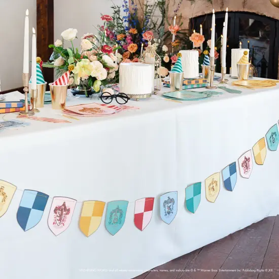 HARRY POTTER X BONJOUR F&Ecirc;TE HOUSE PRIDE MULTICOLOR DECORATIVE HOGWARTS BANNER {5}