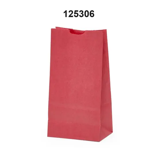 Colored Paper Retail Bags 6'' X 3 5/8'' X 11 1/16'' {2}