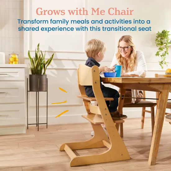 Grows with Me Chair, Transitional Chair Natural {3}