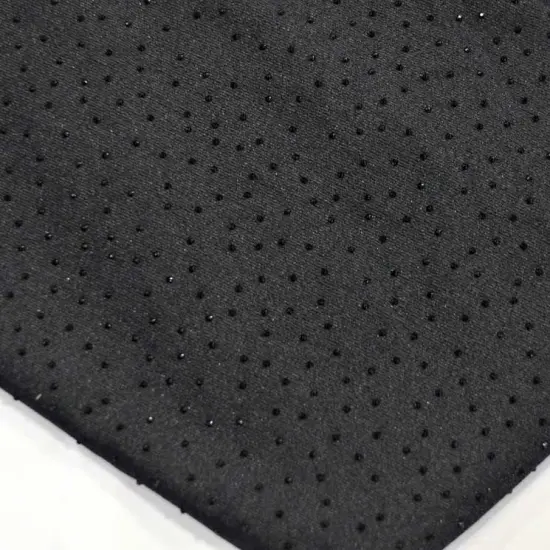 Diamond Glimmer Knit Fabric 56" Wide Metallic Glitter Spandex 2 Way Stretch Black {2}