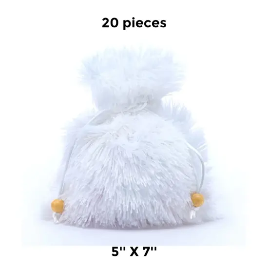 Stylish Ultra Soft Fur Bags 5" x 7" {1}