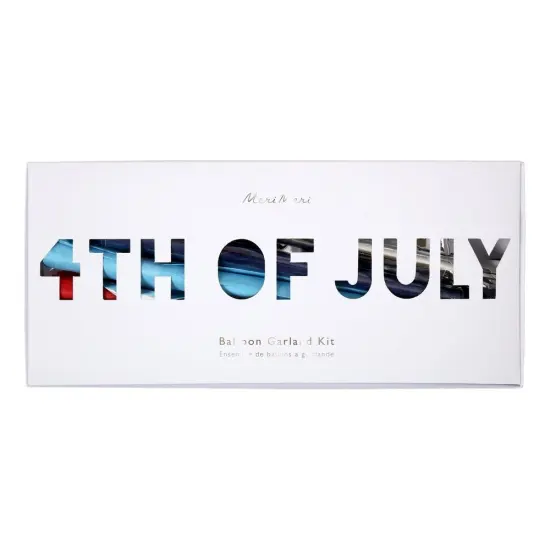 4TH JULY BALLOON GARLAND KIT {3}