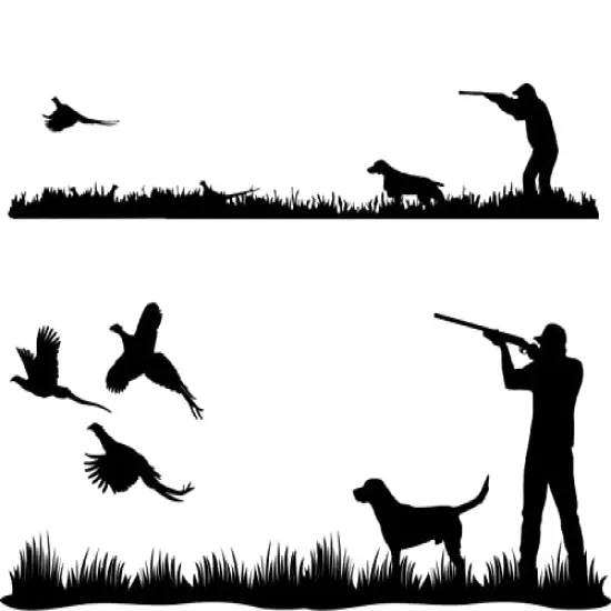 Pheasant Hunting Edible Cake Topper {1}