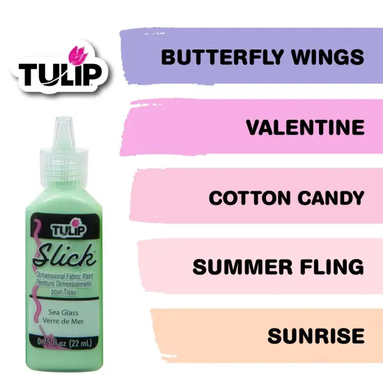 Tulip Dimensional Fabric Paint Slick Pastels 10 Pack {3}