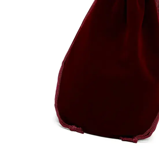 Flat Bottom Velour Gift Bag 8 1/4" x 5" x 8" for Elegant Packaging {6}