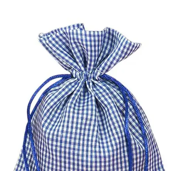 Gingham Royal Containers 5'' x 7'' Cute Gift Wrapping {3}