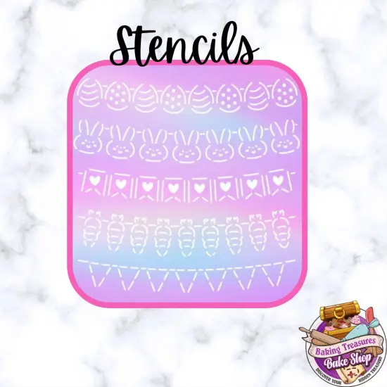 EasterBanner Stencils {2}