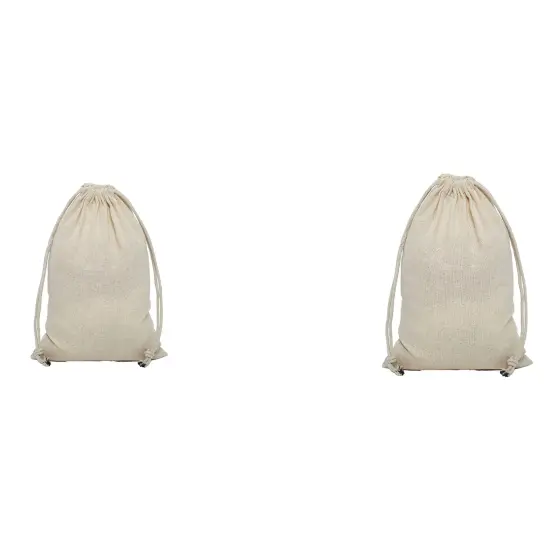 Generous Cotton Muslin Pouch 14" x 20" {5}