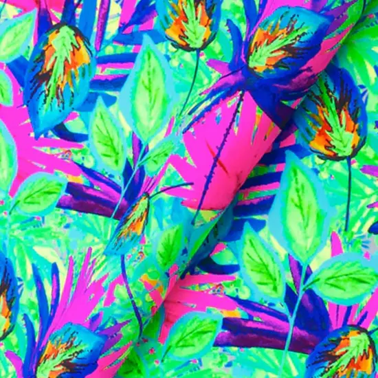 Punk Palms Printed Spandex Fabri {5}