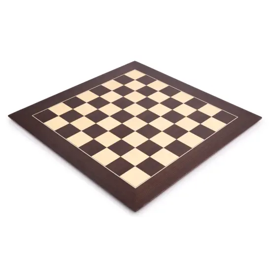 WE Games Deluxe Wenge Wood Chessboard with Storage Box - Handmade in Spain, 20 in. {2}