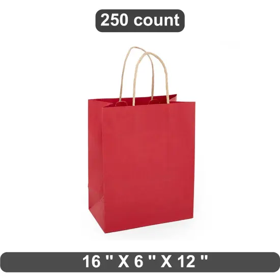 Maximal Kraft Shopping Bag 16" x 6" x 12" {1}