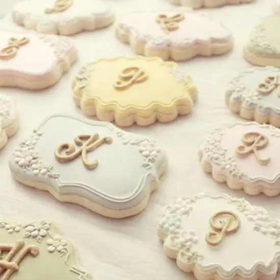 Style 2 Plaque Frame Cookie Cutter 4Pcs {3}