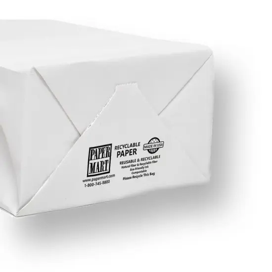 Roomy Plain White Kraft Shopping Bag 16" x 6" x 18 1/2" {6}