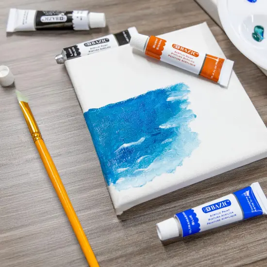 BAZIC Acrylic Paint 8 Color 0.4 FL OZ (12 mL) {5}