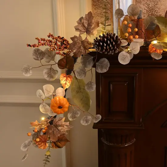 Fall Maple Leaves Garlands - Brown {5}
