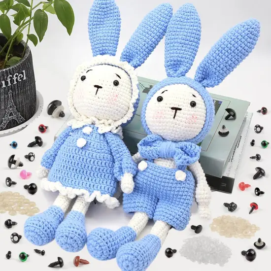 856PCS Safety Eyes and Noses for Crochet {3}