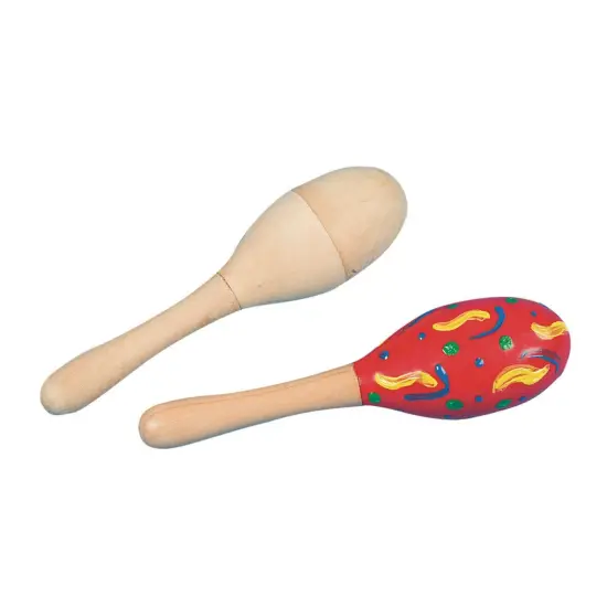 Wooden Maracas Craft Kit (Pack of 12) {1}