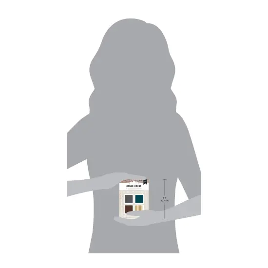 American Crafts Cedar House Ink Pads-4/Pkg {4}