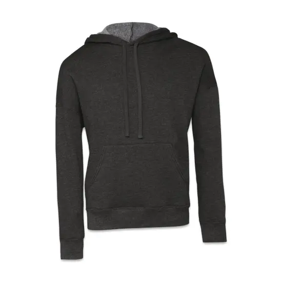 Bella + Canvas Unisex Sponge Fleece Drop Shoulder Sweatshirt - Dark Grey Heather, Small {1}