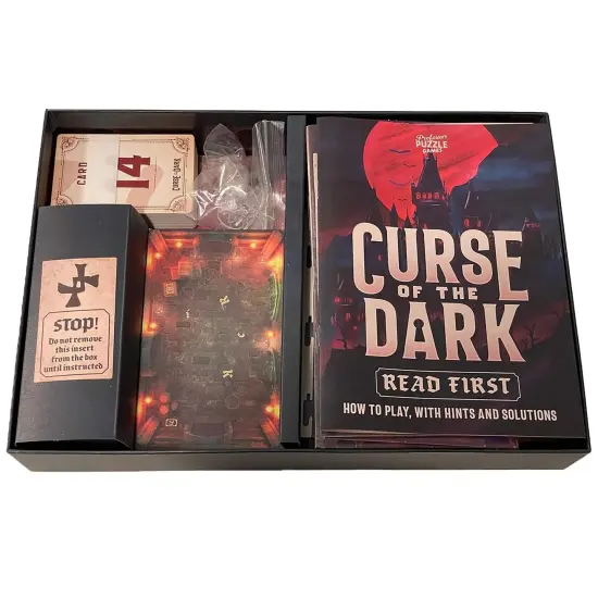 Professor Puzzle: Curse Of The Dark - A 2-Part Collaborative Escape Room Game, Uncover The Mysteries Of The Creature's Castle, Ages 14+, 1-6 Players {7}