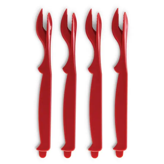 Maine Man 4 Piece EZ Seafood Shellers Set - Zips Open Shells, Removes Veins, Great for Crab, Lobster, Shrimp, Prawns and Crawfish {1}