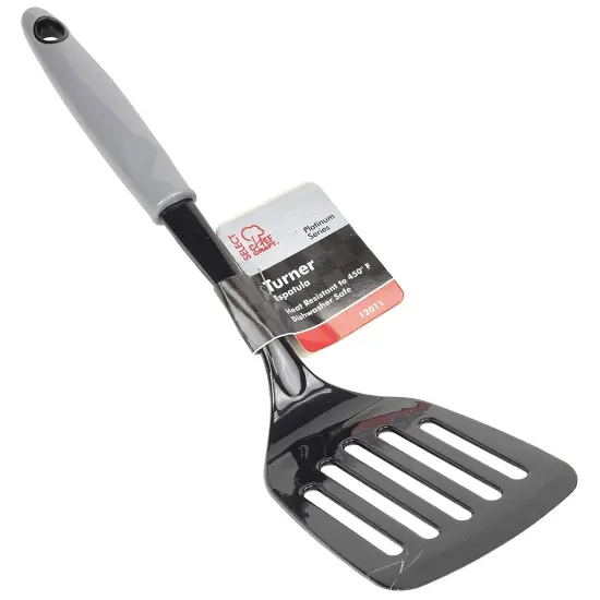 Chef Craft 12.5" Select Nylon Slotted Turner Spatula {5}