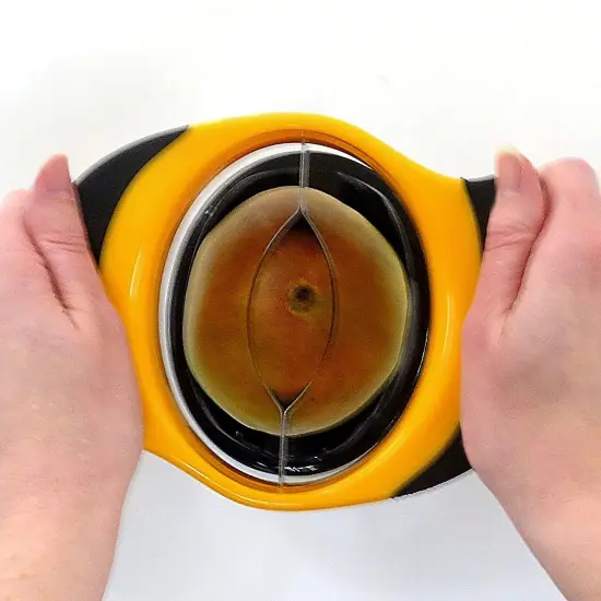 Norpro Grip-EZ 2-Section Stainless Steel Mango Slicer {6}