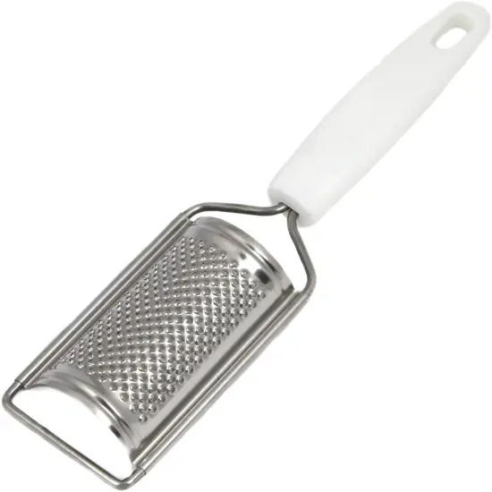 Chef Craft Stainless Steel Curved Fine Grater & Zester -Great for Citrus, Chocolate, Nuts, Spices and Hard Cheeses {1}