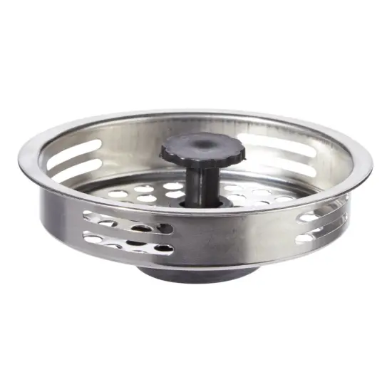 Handy Housewares Metal Kitchen Sink Basket Strainer - Fits Most Drains {1}