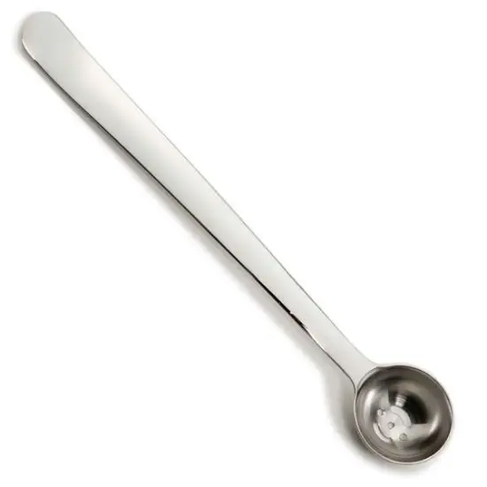 Norpro 7-inch Stainless Steel Olive Serving Spoon / Cherry Scoop with Drain Holes {1}