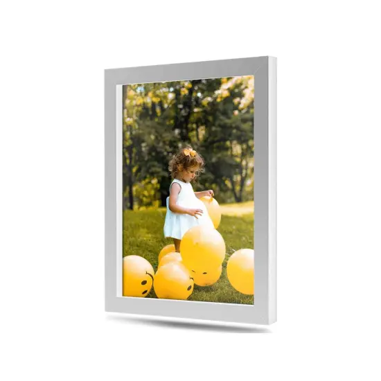 Modern Black 47x42 Picture Frame - GalleyWall Decor Poster & Art Frame White {1}