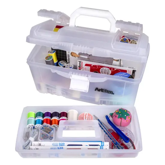 ArtBin Twin Top Art Tote-Black {7}