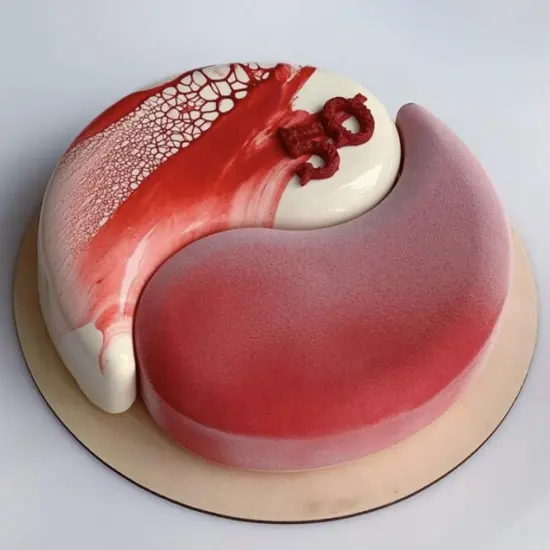 Yin Yang Shaped Silicone Cake Moulds {5}