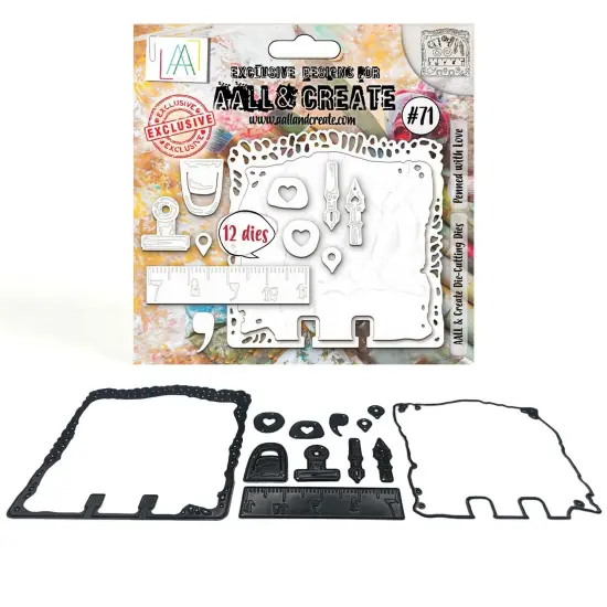 AALL And Create Die-Penned With Love {1}