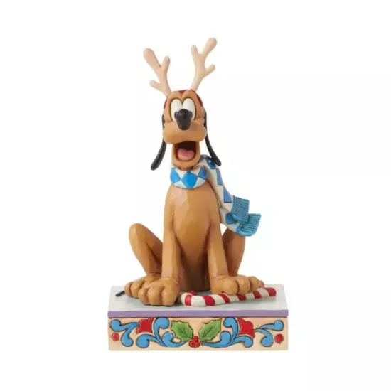 Kitcheniva Pluto Dashing Rein-dog Christmas Figurine Holiday Decor {1}