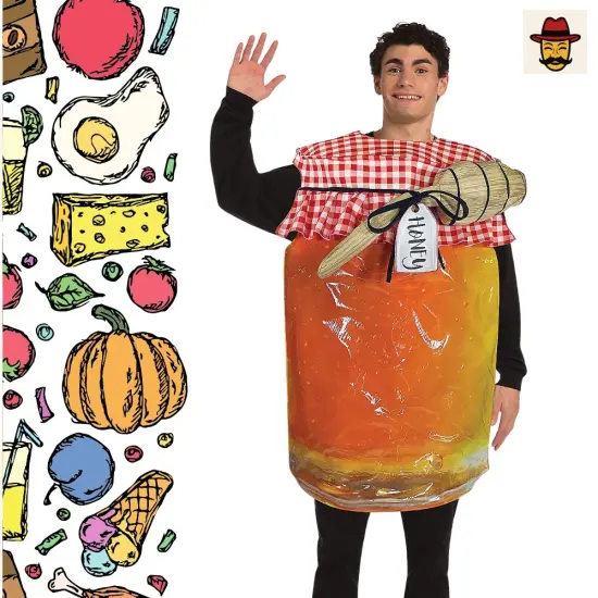 Honey Jar Costume Funny Tunic Sweet Halloween Outfit {2}
