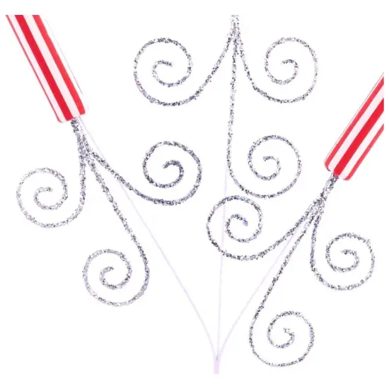 26" Patriotic Lit Firecracker Spray {3}