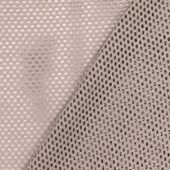 Muted Beige Famous Maker Mesh Stretch Yoga Activewear Knit Fabric By the Yard {4}