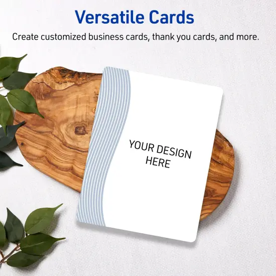 Avery Printable Rounded Corner Postcards with Sure Feed Technology, Pre-Printed Colorful Design, Matte White, 4.25" x 5.5", Laser & Inkjet Compatible, 20 Total {6}