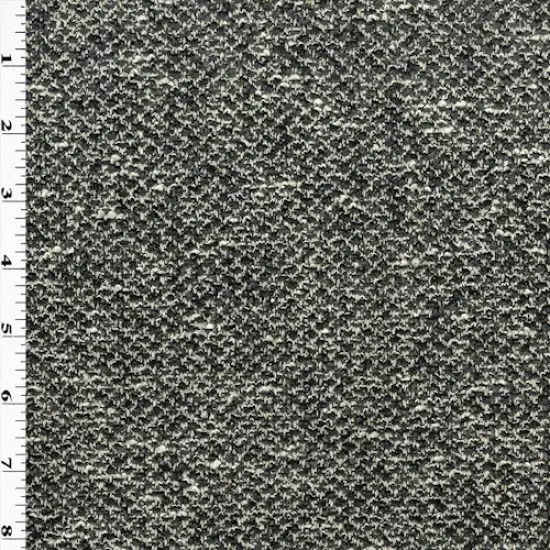 Black/Gray/White Multi Textured Boucle Dobby Decor Fabric By the Yard {1}
