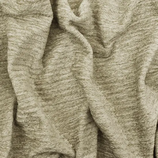 Khaki-White Texture Poly Chenille Home Decorating Fabric By the Yard {2}
