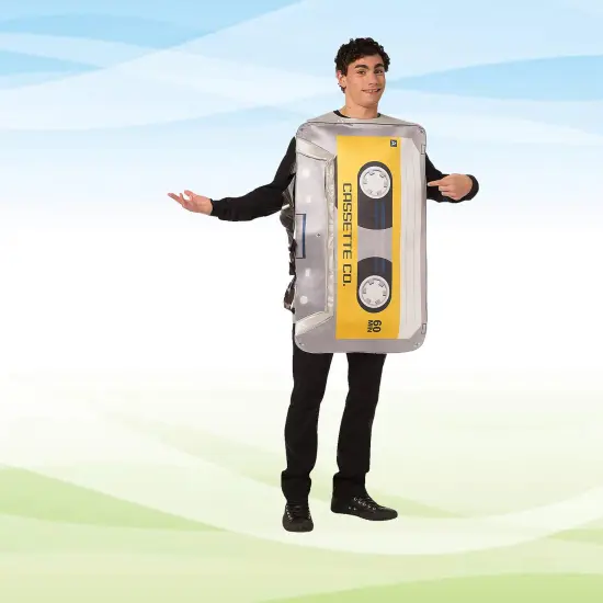 Mix Tape Tunic Adult Costume Funny Music Throwback Outfit {2}
