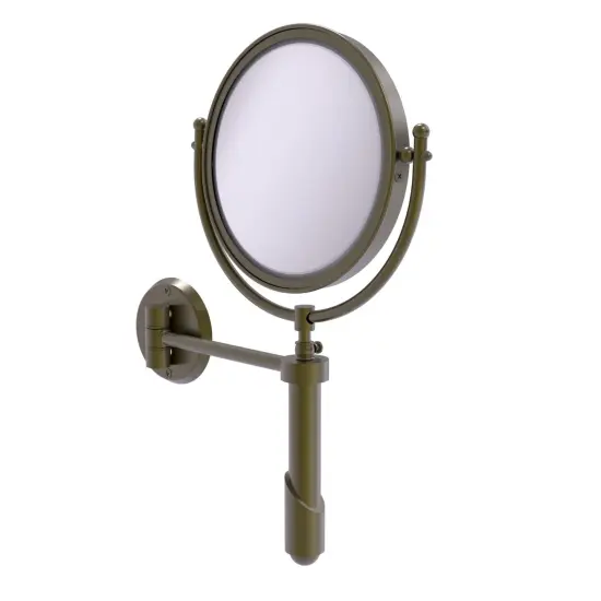 Soho Collection Wall Mounted Make-Up Mirror 8 Inch Diameter With 5X Magnification - Shm-8/5X-Abr {1}