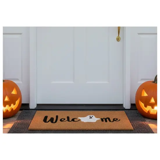 Welcome Ghost Doormat {4}