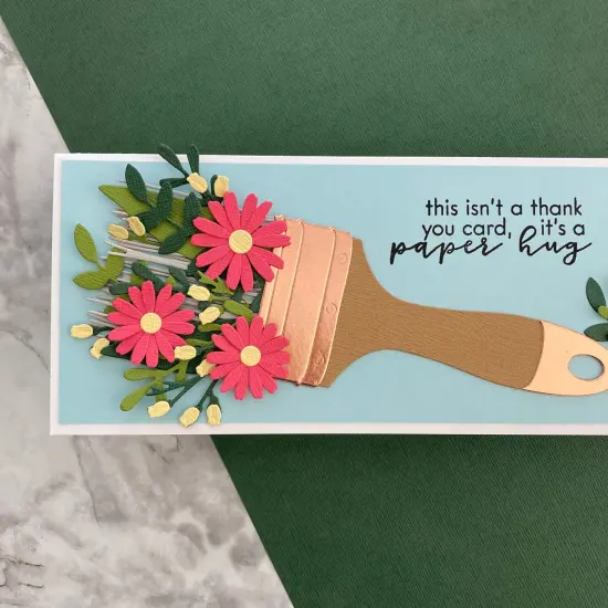 HUNTER GREEN - Textured 12x12 Cardstock - Encore Paper {6}