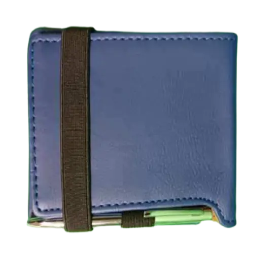 Leatherette Notepad Purple {3}