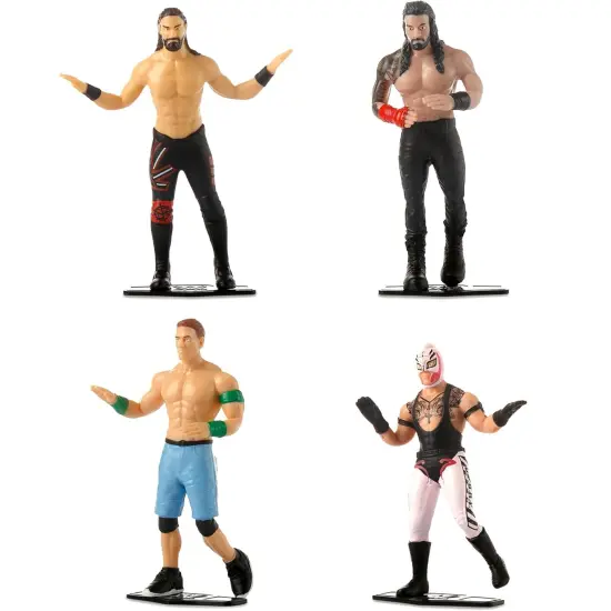 FleXfigs: WWE Superstars - 4 Character Pack - Wrestler Articulated Action Figures, Flex It - Pose It!, Collectible Toy Miniatures, Licensed, Kids 3+ {5}