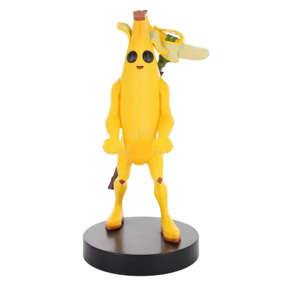 Exquisite Gaming: Fortnite: Peely - Cable Guys Original Controller & Phone Holder, Yellow Banana Collectible Device Stand, Officially Licensed Figure {1}
