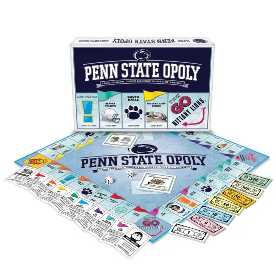 Late For The Sky: Penn State-Opoly - Universtiy Themed Family Board Game, Opoly-Style Game Night, Traditional Play Or 1Hr Version, Age 8+, 2-6 Players {7}
